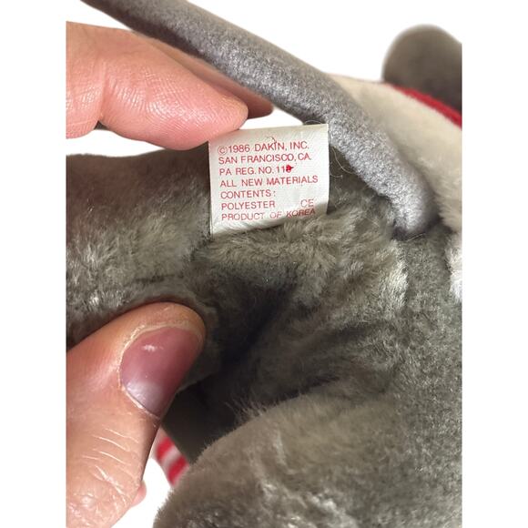 1986 Dakin Mr & Mrs Santa Mouse Plush Set w/ Original Tags Vintage Korea - Picture 13 of 16